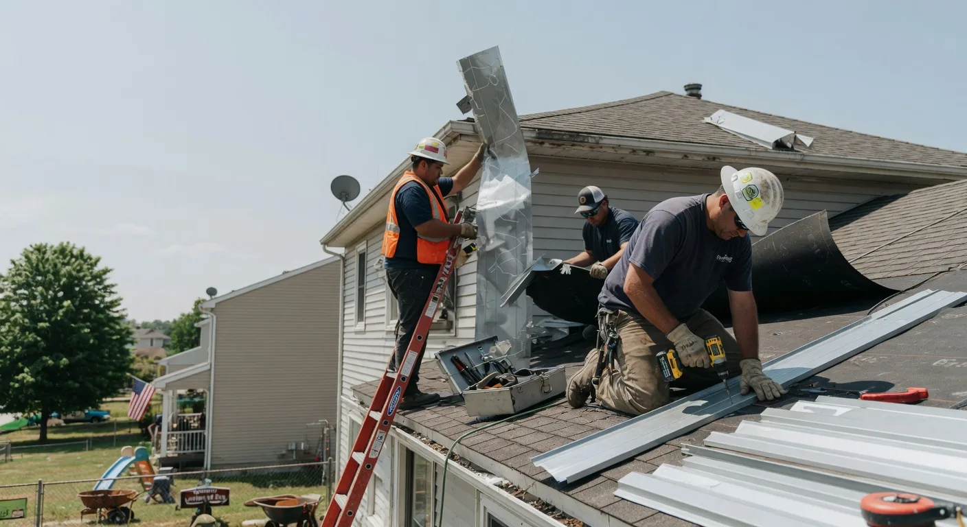 Metal Roof Repair in Parkers Prairie, MN